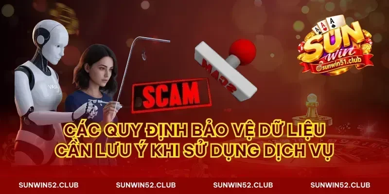Các quy định bảo vệ dữ liệu cần lưu ý khi sử dụng dịch vụ