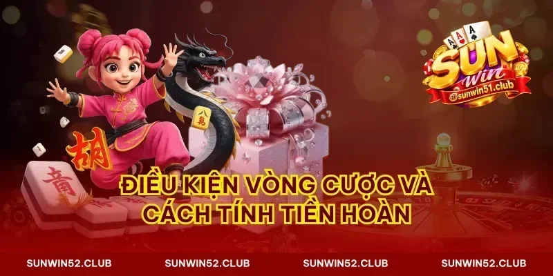 Điều kiện vòng cược và cách tính tiền hoàn