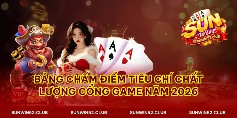 Bảng chấm điểm tiêu chí chất lượng cổng game năm 2026